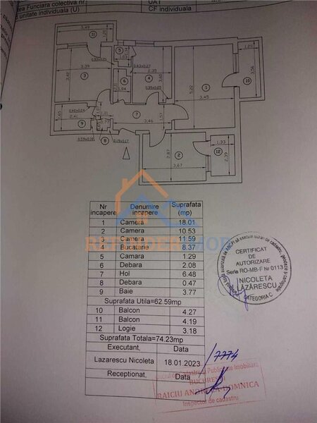 Aviatiei, apartament 3 camere de vanzare.